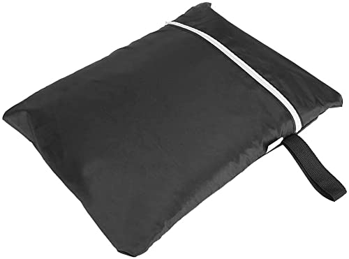 Waterproof BBQ Grill Cover with PU Coating - Heavy-Duty Polyester Outdoor Barbecue Protector for Garden & Patio (145x61x117cm, Black) - Perfect for Charcoal, Gas & Smoker Grills
