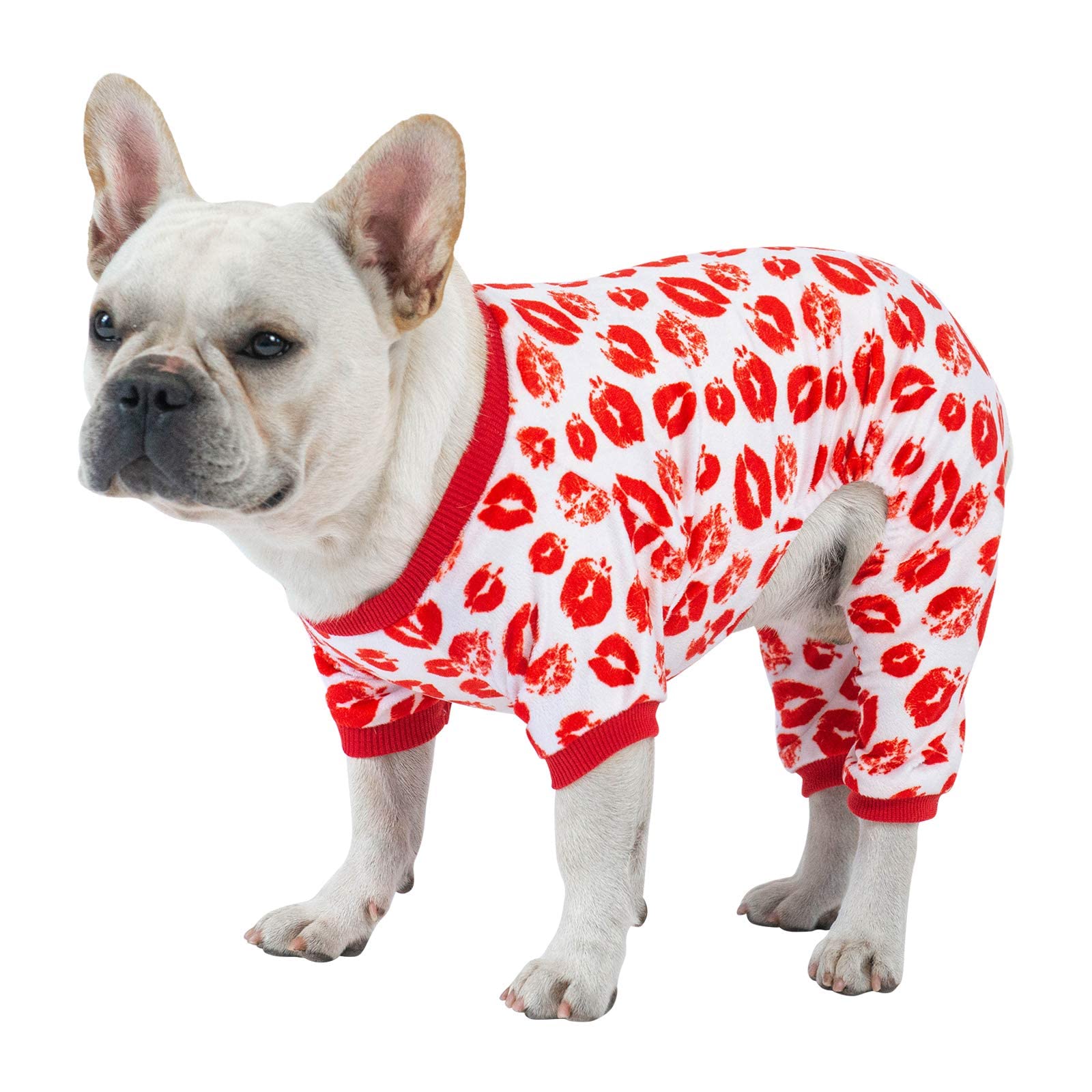 CuteBone Dog Pajamas - Cozy Dog Pjs & Jumpsuit for Small to Large Dogs - Perfect for Winter Nights & Indoor Lounging
