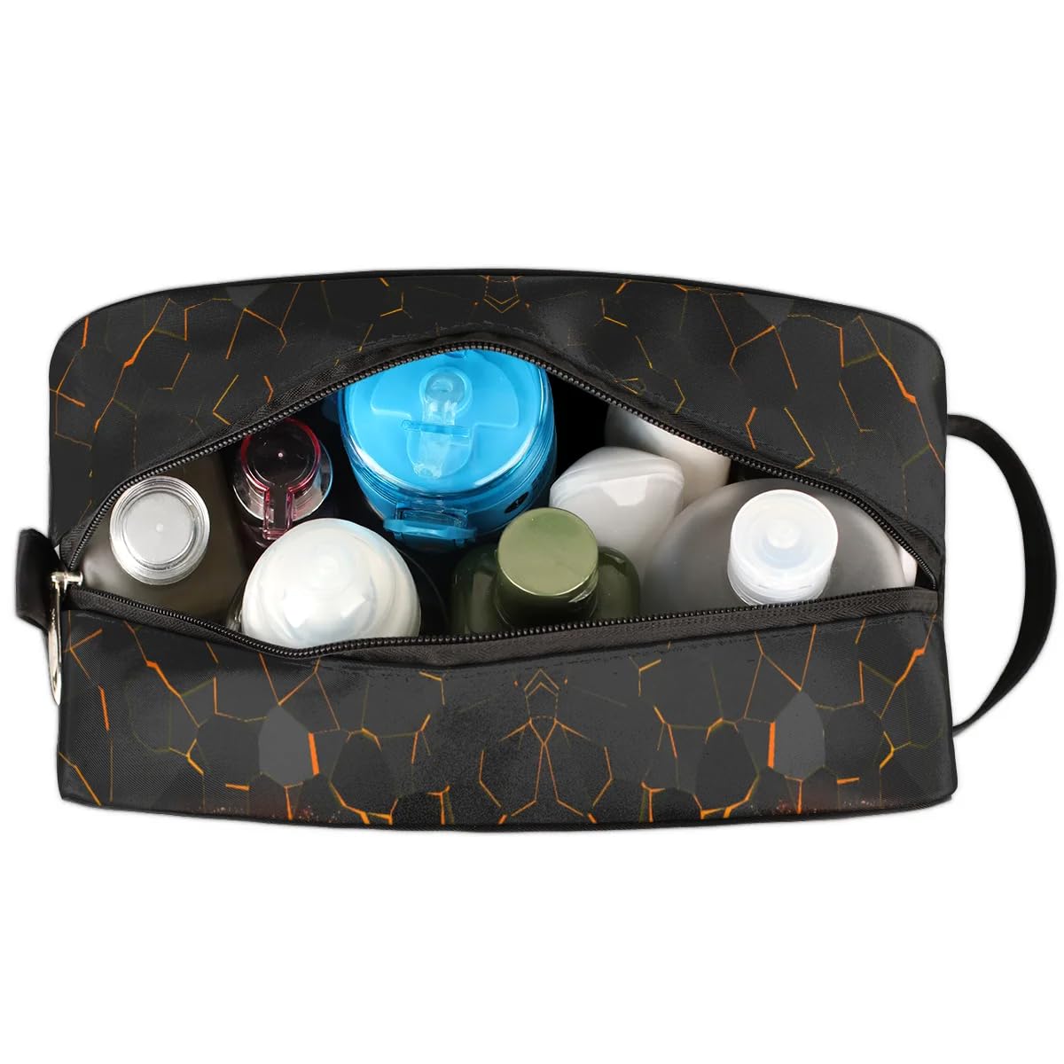 3D Football Toiletry Bag for Men & Kids - Waterproof Hanging Dopp Kit for Travel & Bathroom