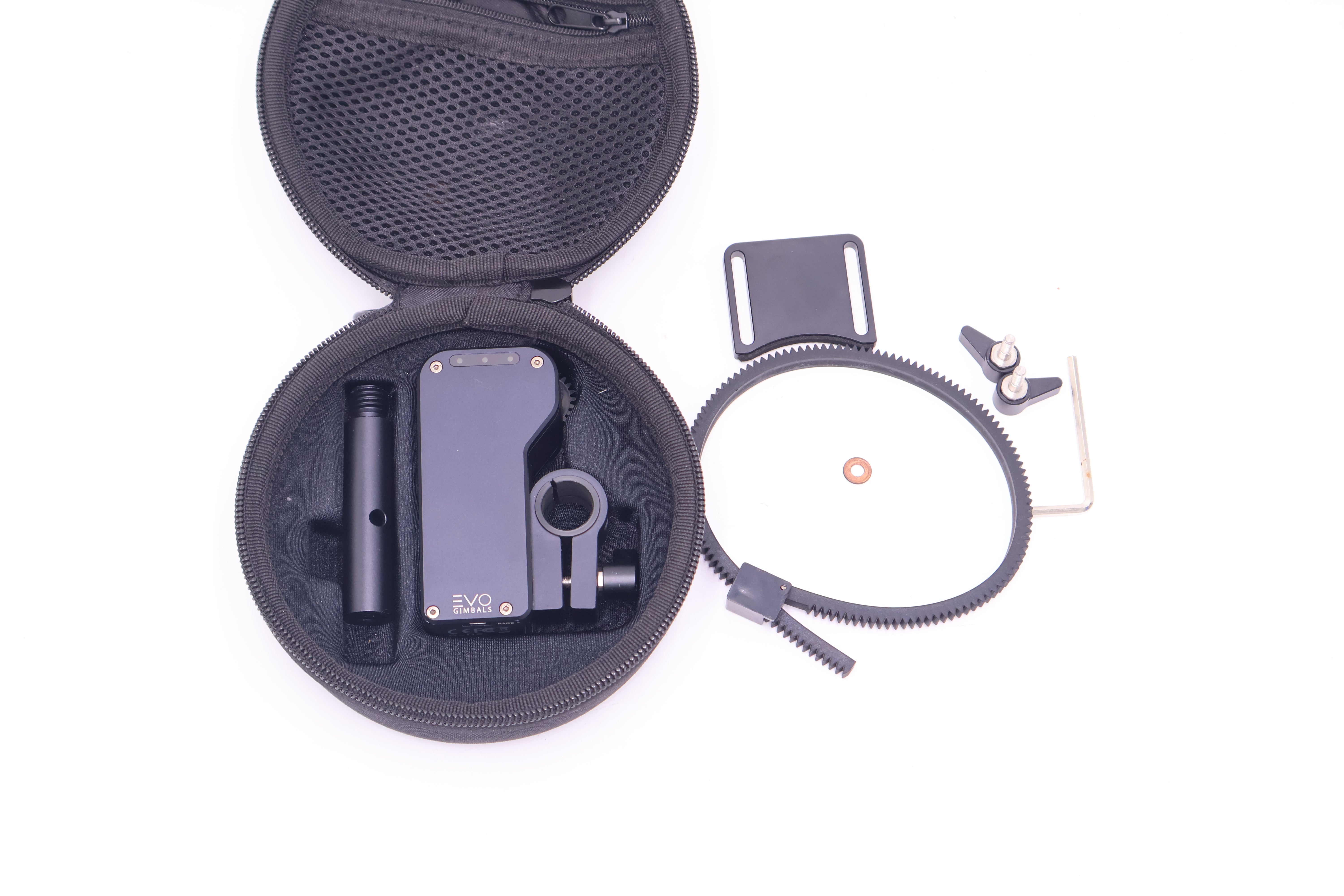 Evo Gimbals CMF 01 Mechanical Follow Focus for DSLR & Mirrorless Cameras - Professional Cine Lens Gear for Filmmaking & Video Production