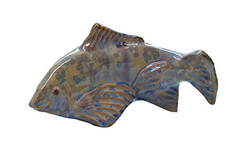 Fish In The Garden - Handcrafted Ceramic Koi Fish Statue for Outdoor Garden Decor | Perfect for Ponds, Zen Gardens & Backyard Landscaping