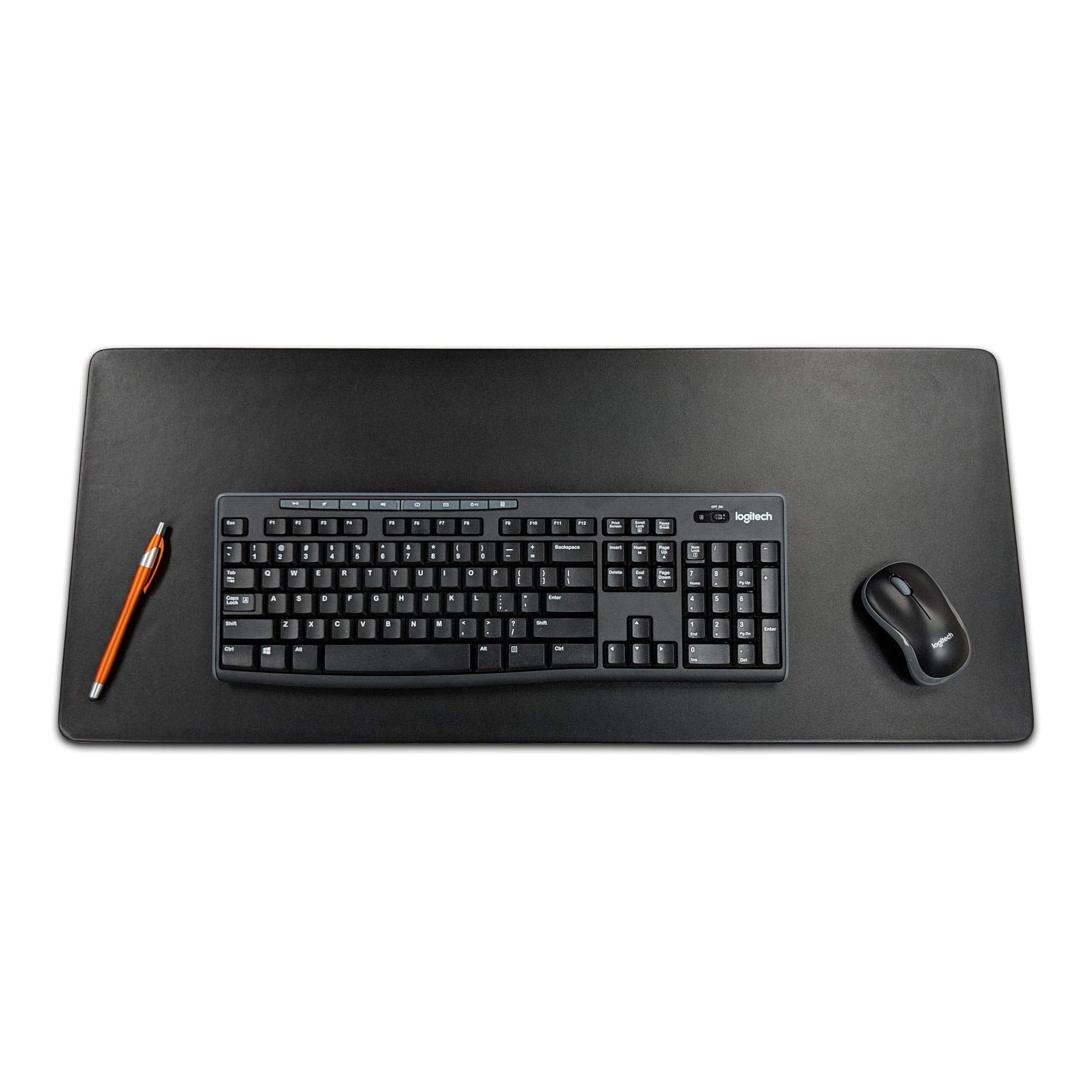 Premium Dacasso Black Leather Desk Mat 30