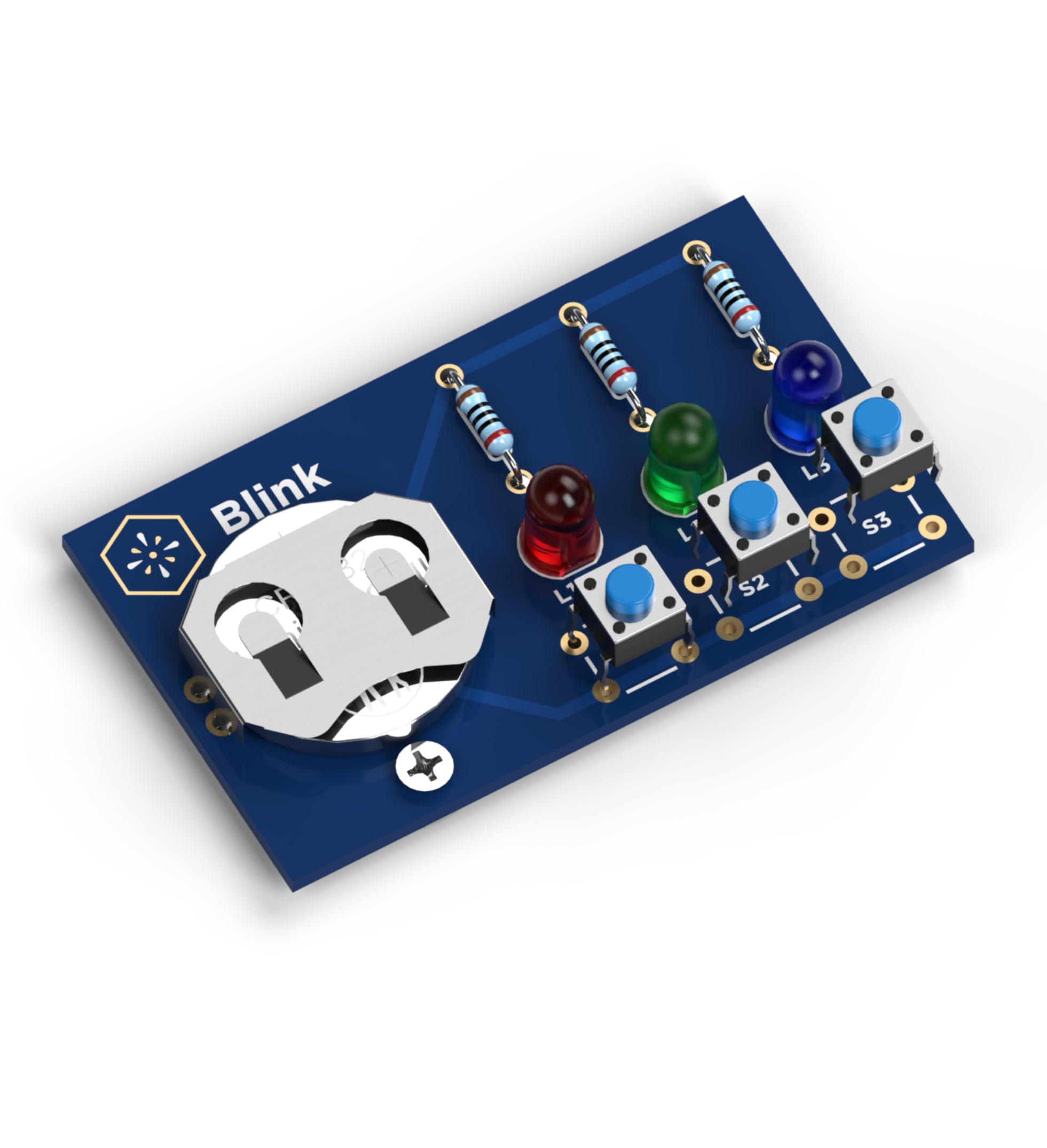 Blink LED Bulk Educator Pack - DIY Soldering Kit for Beginners & STEM Students | Electronic Light Circuit Board Science Project | Perfect for Classroom Learning, Home Experiments & Maker Projects