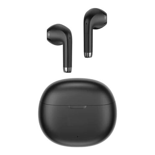 OnePlus 8 Wireless Earbuds Bluetooth 5.3 with Charging Case, Noise Cancelling Mic, IPX4 Waterproof, Touch Control - Black | Perfect for Workouts, Commuting & Gaming