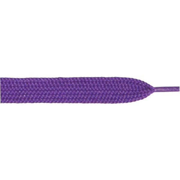 Premium Thick Flat 3/4 Inch Purple Shoelaces - 12 Pair Pack for Sneakers, Boots & Casual Shoes - Durable & Stylish Lace Replacement