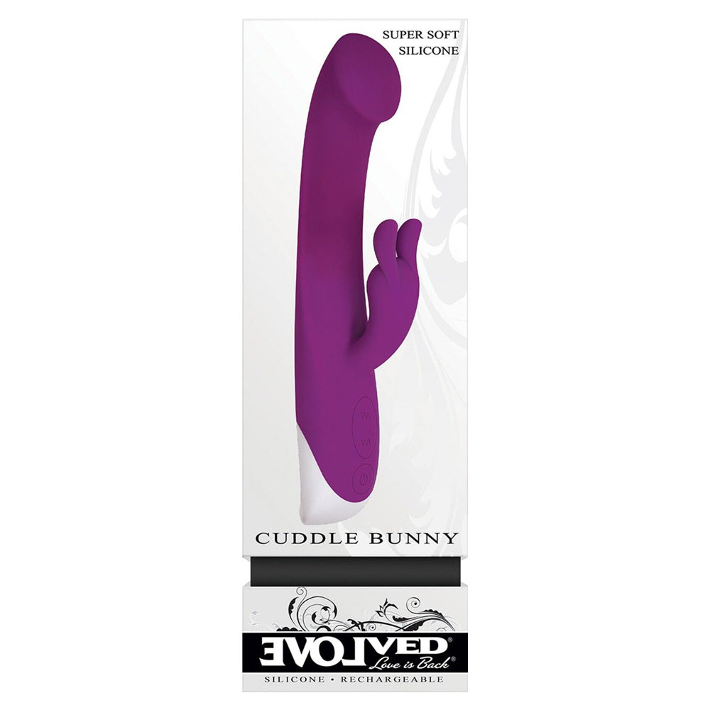 Evolved Cuddle Bunny Waterproof G Spot Rabbit Vibrator - Dual Stimulation for Women, Rechargeable Silicone Massager - Perfect for Couples Play & Solo Pleasure