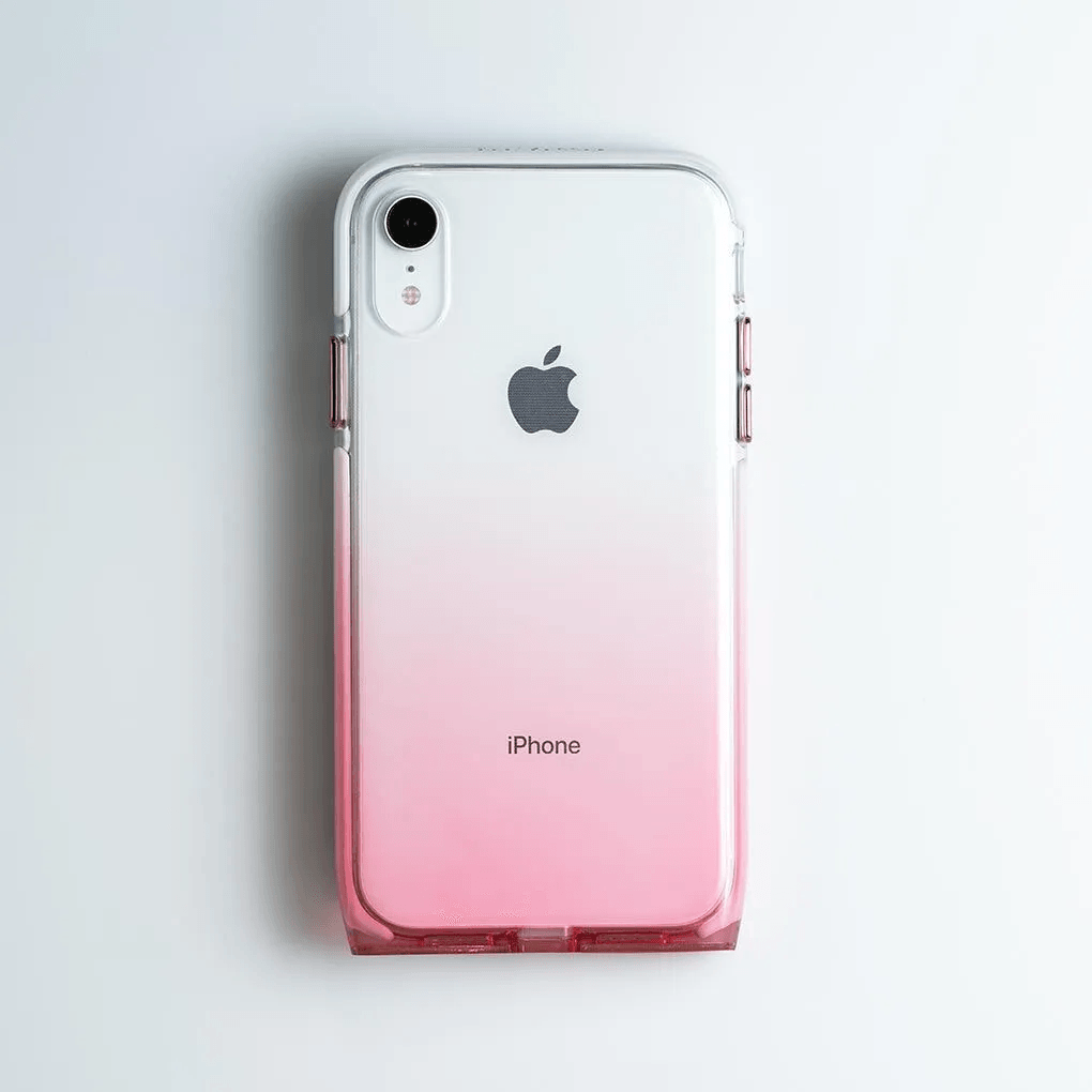 BodyGuardz Harmony iPhone XR Clear/Rose Case - Slim Protective Phone Cover with Military-Grade Drop Protection - Perfect for Everyday Use, Travel & Outdoor Activities