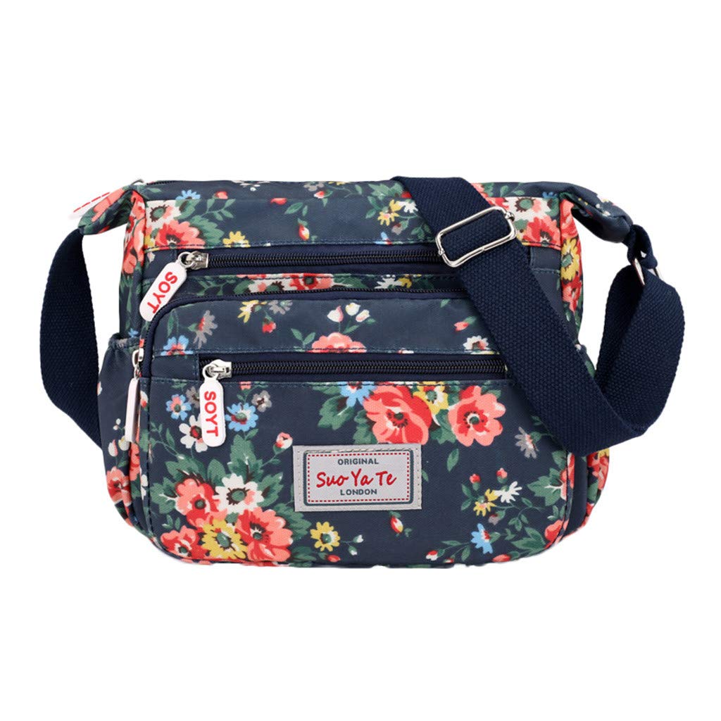 Best Crossbody Bags for Women - Adjustable Strap Nylon Shoulder Bag - Perfect for Travel, Shopping & Everyday Use
