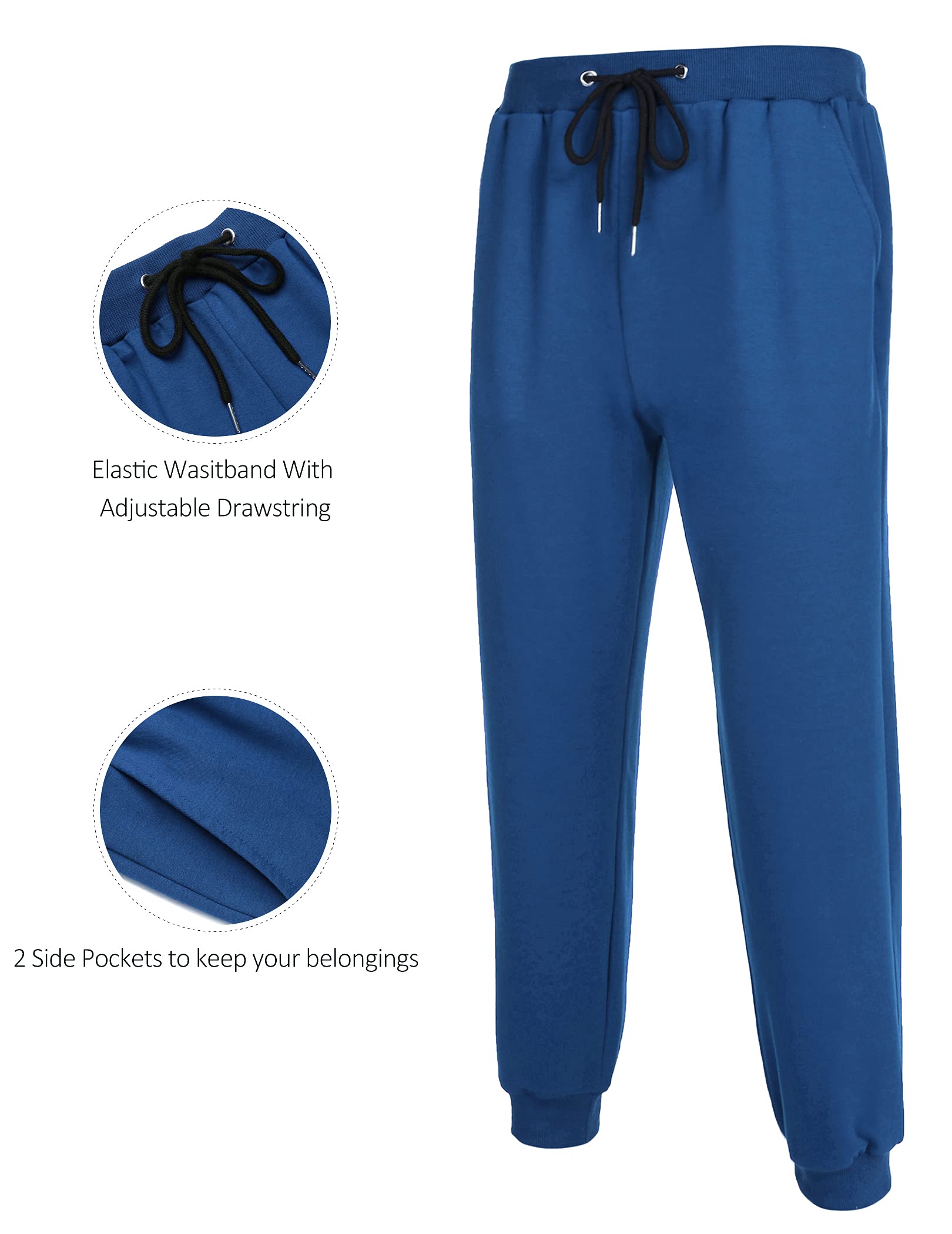 COOFANDY Men's 2 Piece Hooded Tracksuit Set - Athletic Sweatsuit for Running, Jogging & Gym Workouts | Casual Sportswear for Men | Perfect for Workouts, Training & Lounge Wear