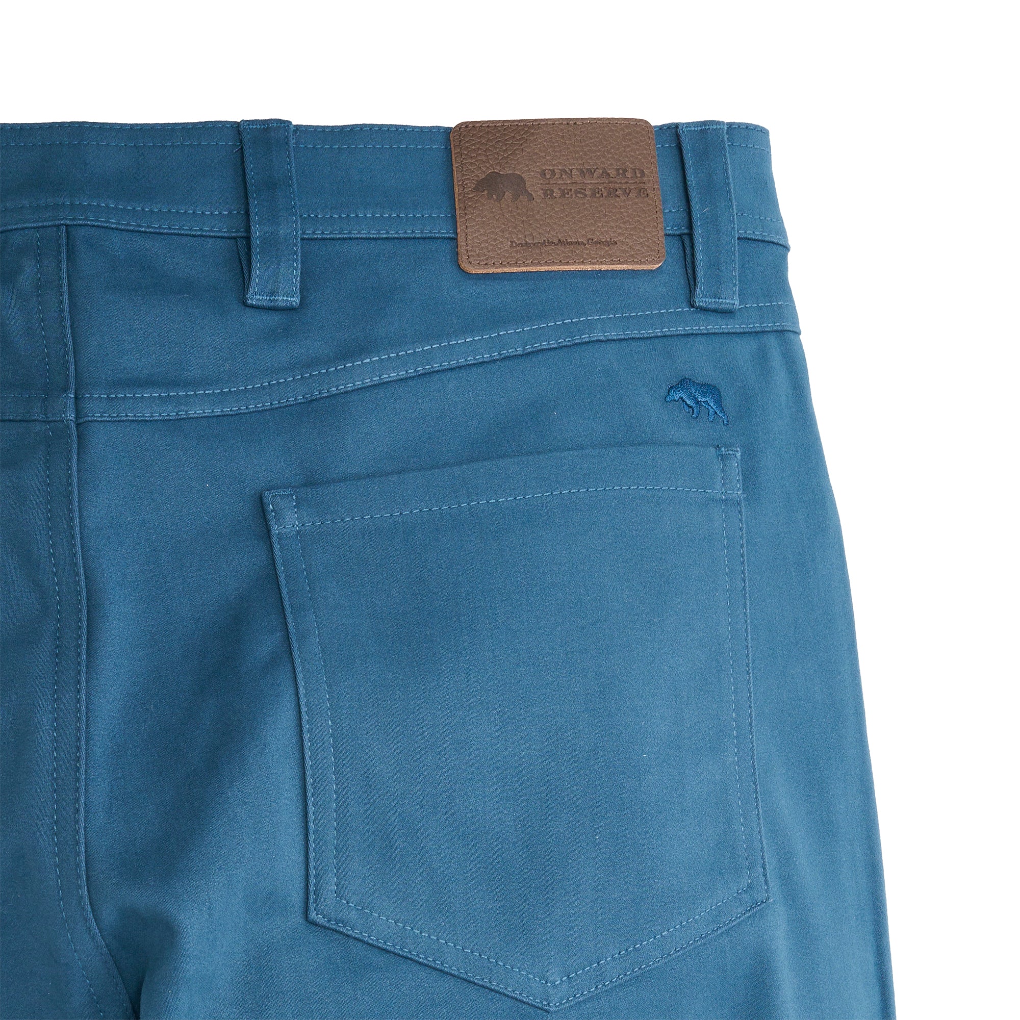 Classic Five Pocket Pants for Men - Dark Denim Jeans | Comfortable Slim Fit Stretch Denim Trousers | Perfect for Casual Wear, Work & Everyday Outfits
