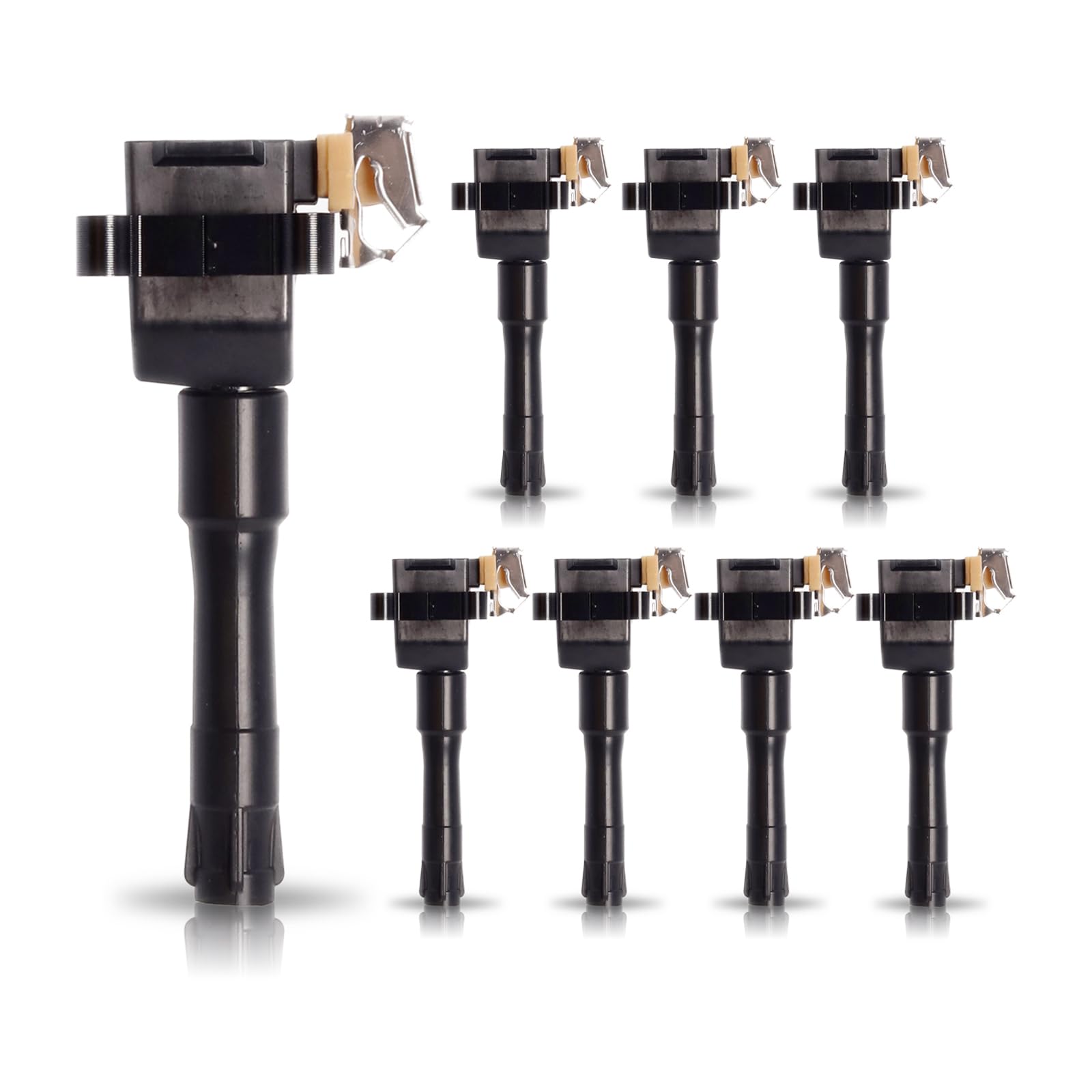 ENA Set of 8 Ignition Coils - Compatible with BMW 320i 325i 525i 530i 540i 740i 840Ci - Replacement for C953 UF226 UF68 - High Performance Engine Parts for Smooth Acceleration & Fuel Efficiency