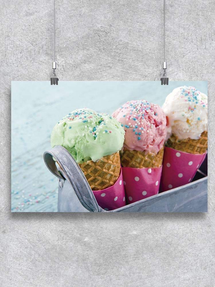 Premium Ice Cream Cones - Waffle Cones for Homemade Desserts & Party Treats - Perfect for Ice Cream Parlors, Birthday Parties & Summer Snacks