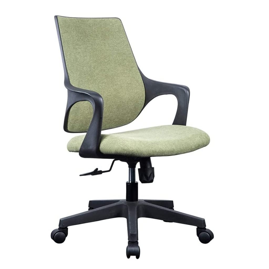 Ergonomic Office Chair - Modern Minimalist Computer Desk Chair with Swivel & Adjustable Height for Home Office, Study, Gaming & Work (Black & Green) - Perfect for Long Hours Sitting, Remote Work & Online Classes