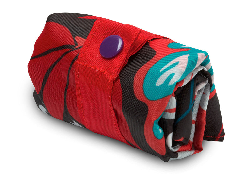 LOQI Eco-Friendly Tote Bag - FOREST Collection by Cristina Caramida | Reusable Shopping Bag for Groceries, Beach & Daily Use