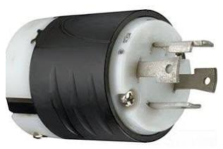 Pass & Seymour L1430P Turnlok Locking Plug 4-Wire 30A 125/250V NEMA L14-30P - Heavy Duty Power Connector for Generators, RVs & Industrial Equipment