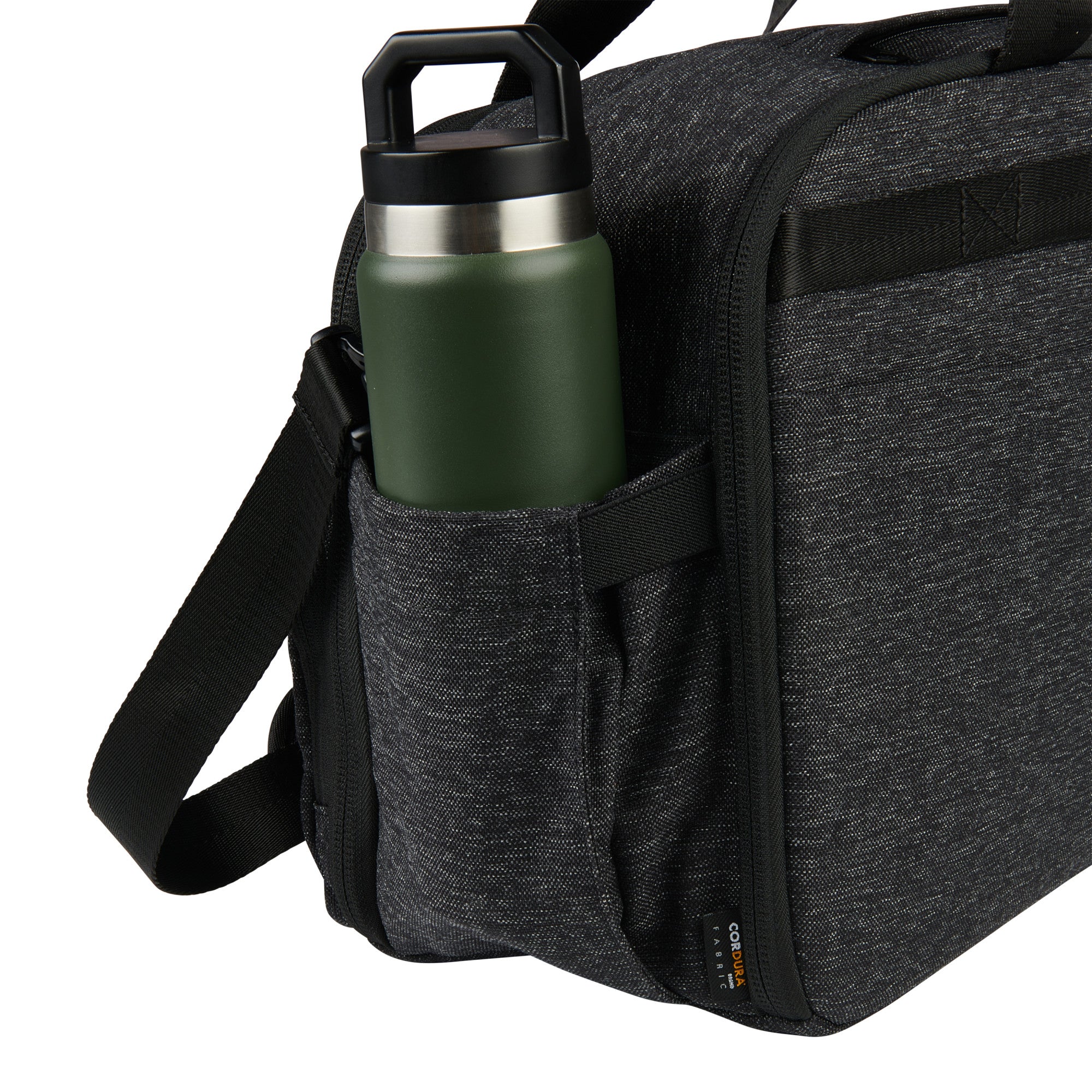DAILY DUFFEL BAG GUNMETAL WOVEN V2 - Waterproof Travel Gym Bag for Men & Women | Perfect for Workouts, Travel & Weekend Getaways