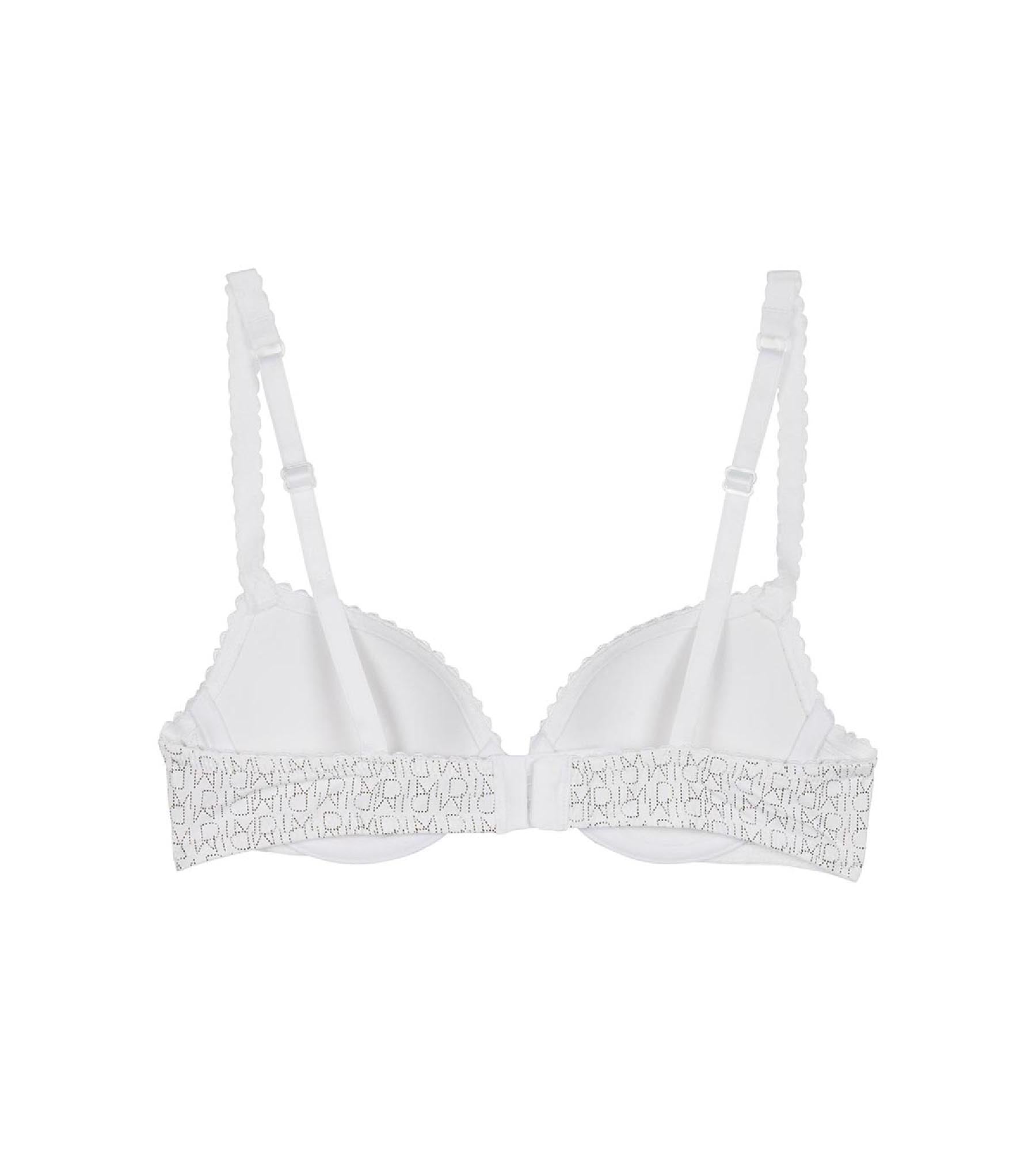 Dim Touch White Logo Print Underwire Bra for Girls - Comfortable Support for School, Sports & Everyday Wear
