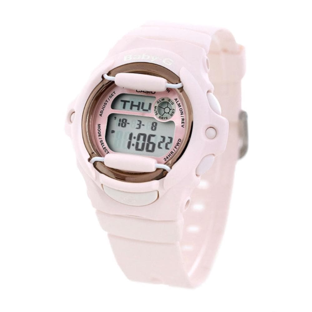 CASIO BABY-G BG-169G-4BDR Pink Resin Women's Digital Watch - Shock Resistant, Waterproof, Perfect for Sports, Fitness & Outdoor Activities