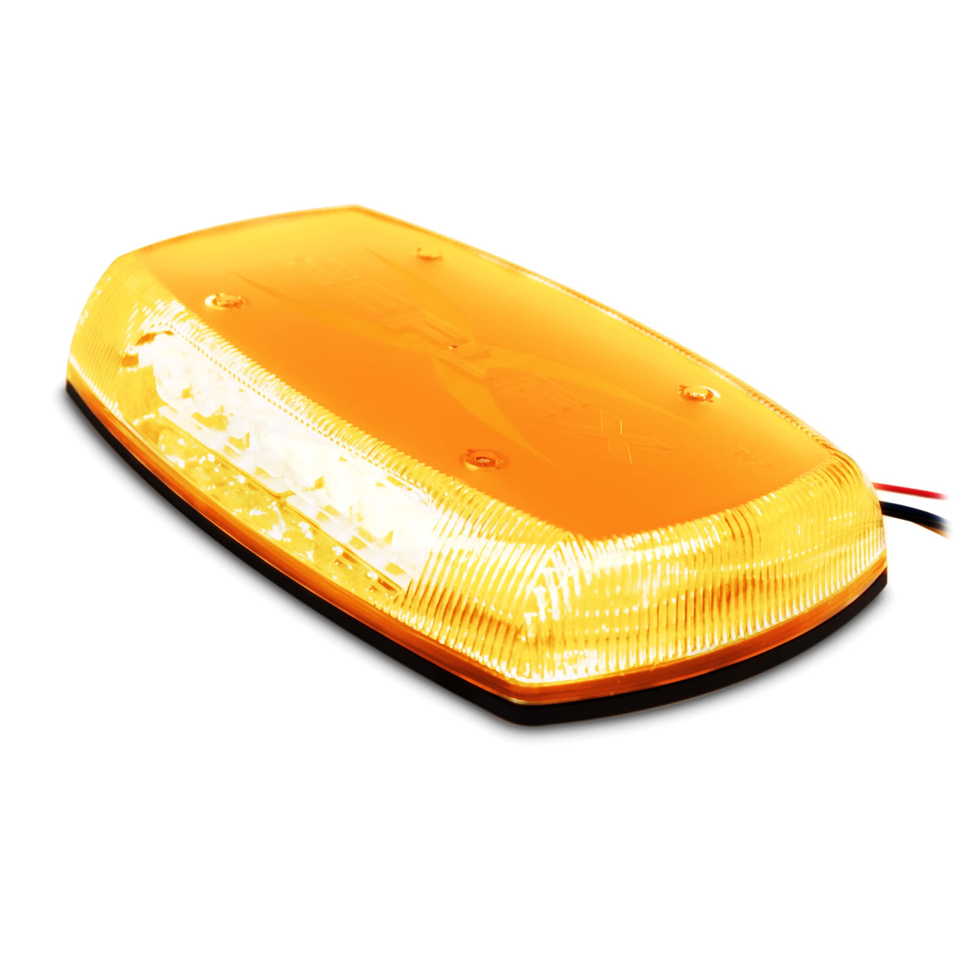 ECCO LED Mini Bar Amber 15 Inch Roof Top Light Bar - 12V/24V Waterproof Vehicle Warning Lights for Cars, Trucks & Snow Plows - Durable 5 Year Warranty - Ideal for Emergency, Construction & Off-Road Safety Lighting