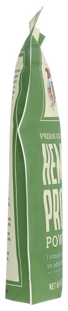 Bobs Red Mill Organic Hemp Protein Powder - 4 Pack (4x453g) | Plant-Based Protein for Smoothies, Baking & Post-Workout Recovery | Vegan, Gluten-Free Superfood Supplement