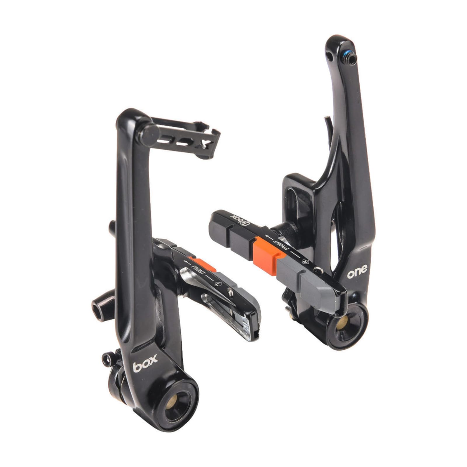 Box One 85 or 108mm Oversized BMX V-Brakes - Sealed Bearing Pivots, Flexible Cable Noodle, Cold Forged Arms & 2mm Allen Key Tension Bolt for BMX Bikes, Mountain Bikes and Cycling Enthusiasts