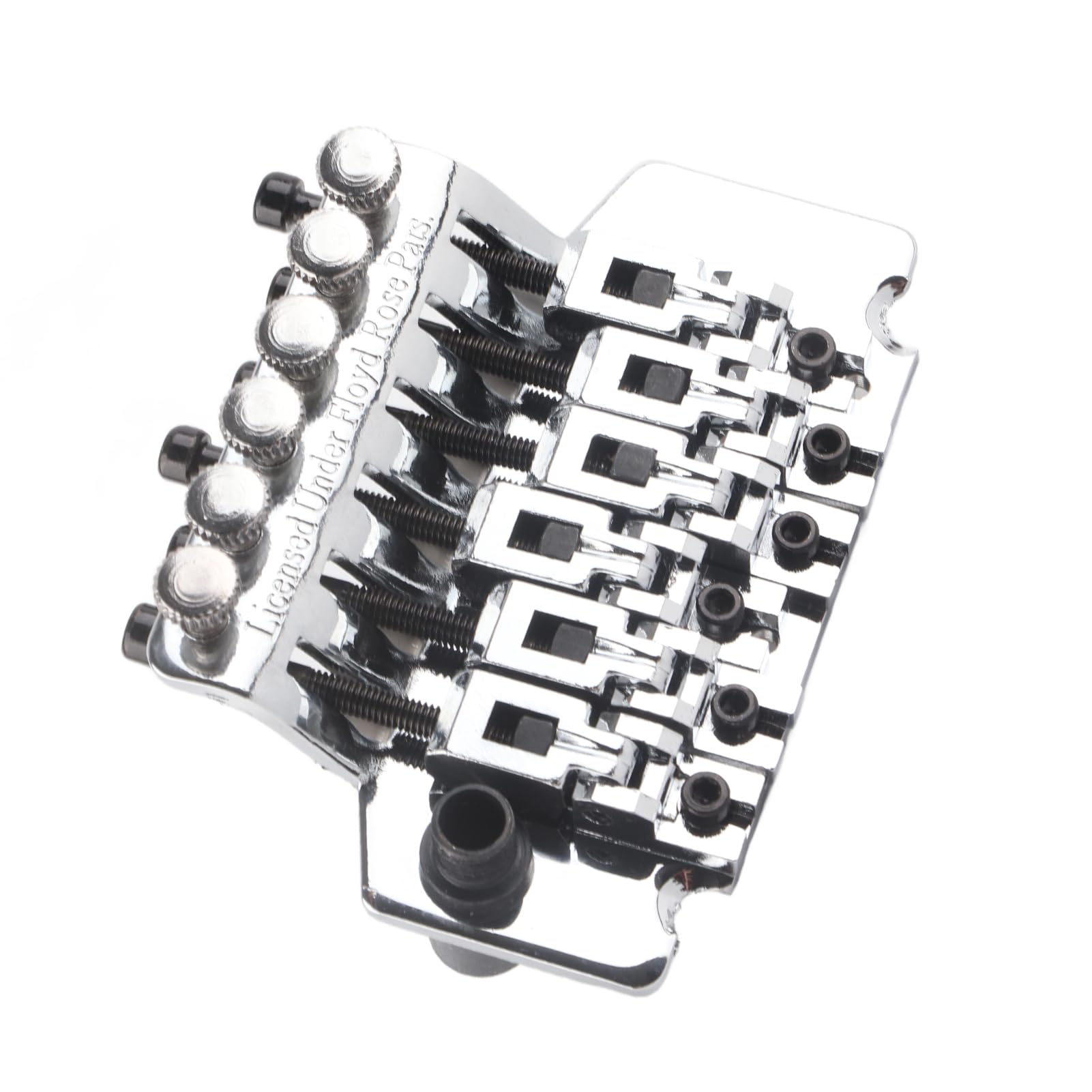 Premium Double Locking Tremolo Bridge System for ST Electric Guitar - Silver | Enhanced Tuning Stability & Sustain for Rock, Metal & Shredding Performances