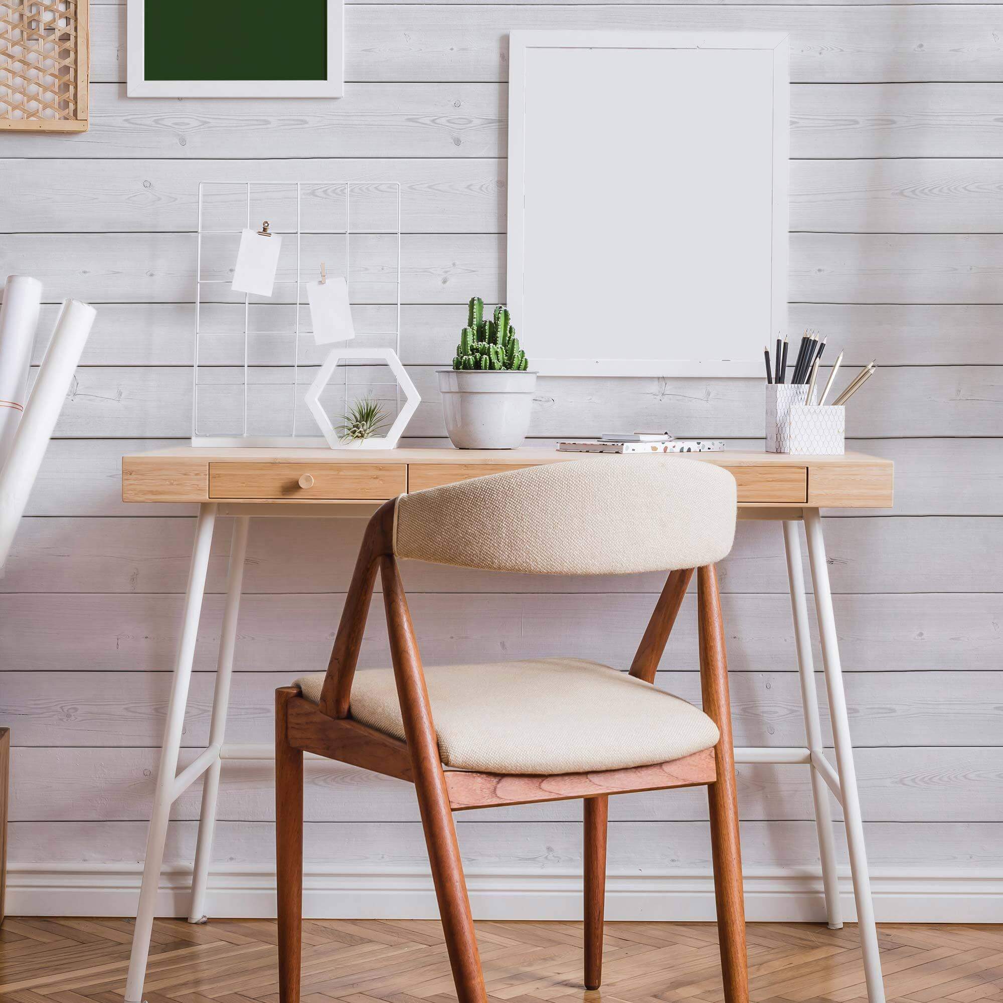 Black and White Shiplap Peel and Stick Removable Wallpaper - Self-Adhesive Decorative Wall Covering for Bedroom, Living Room, Kitchen & Office - Easy to Install & Remove - 3353