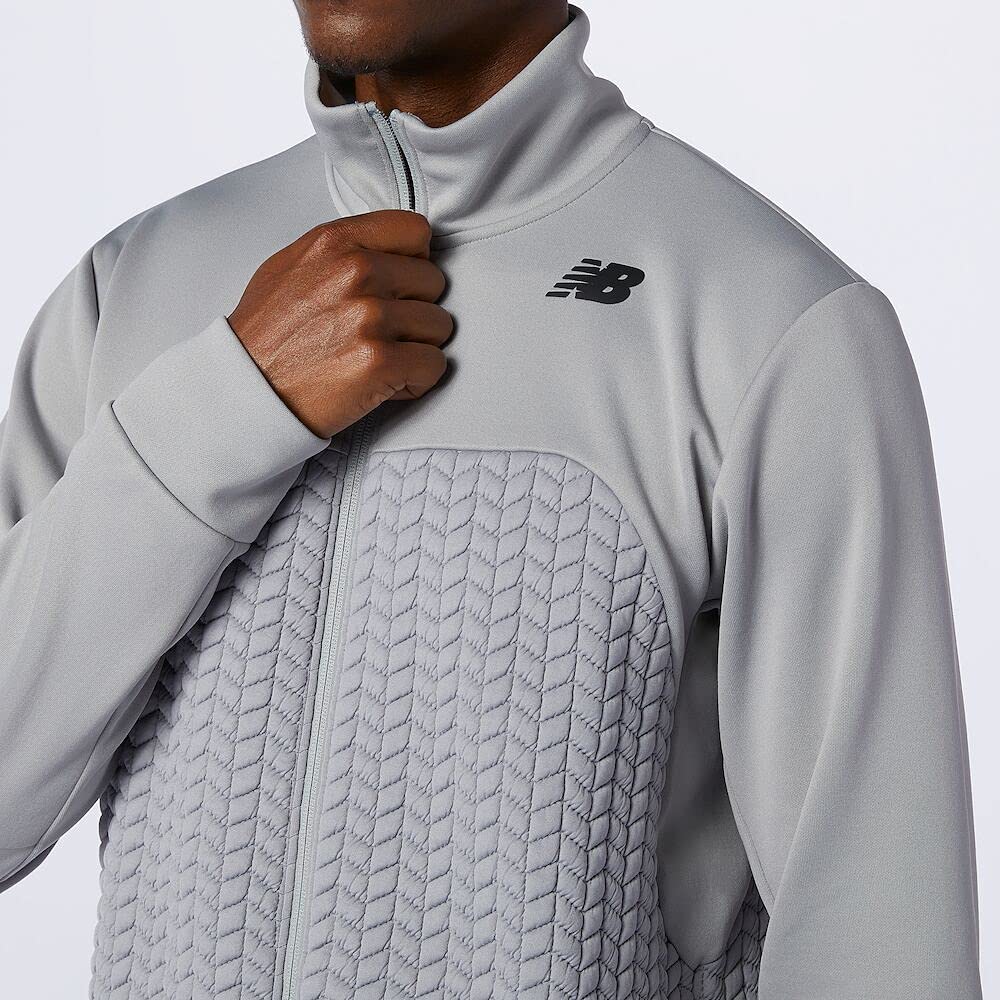 New Balance Men's Nb Heat Loft Full Zip Jacket - Lightweight Running & Training Hoodie for Outdoor Sports & Casual Wear