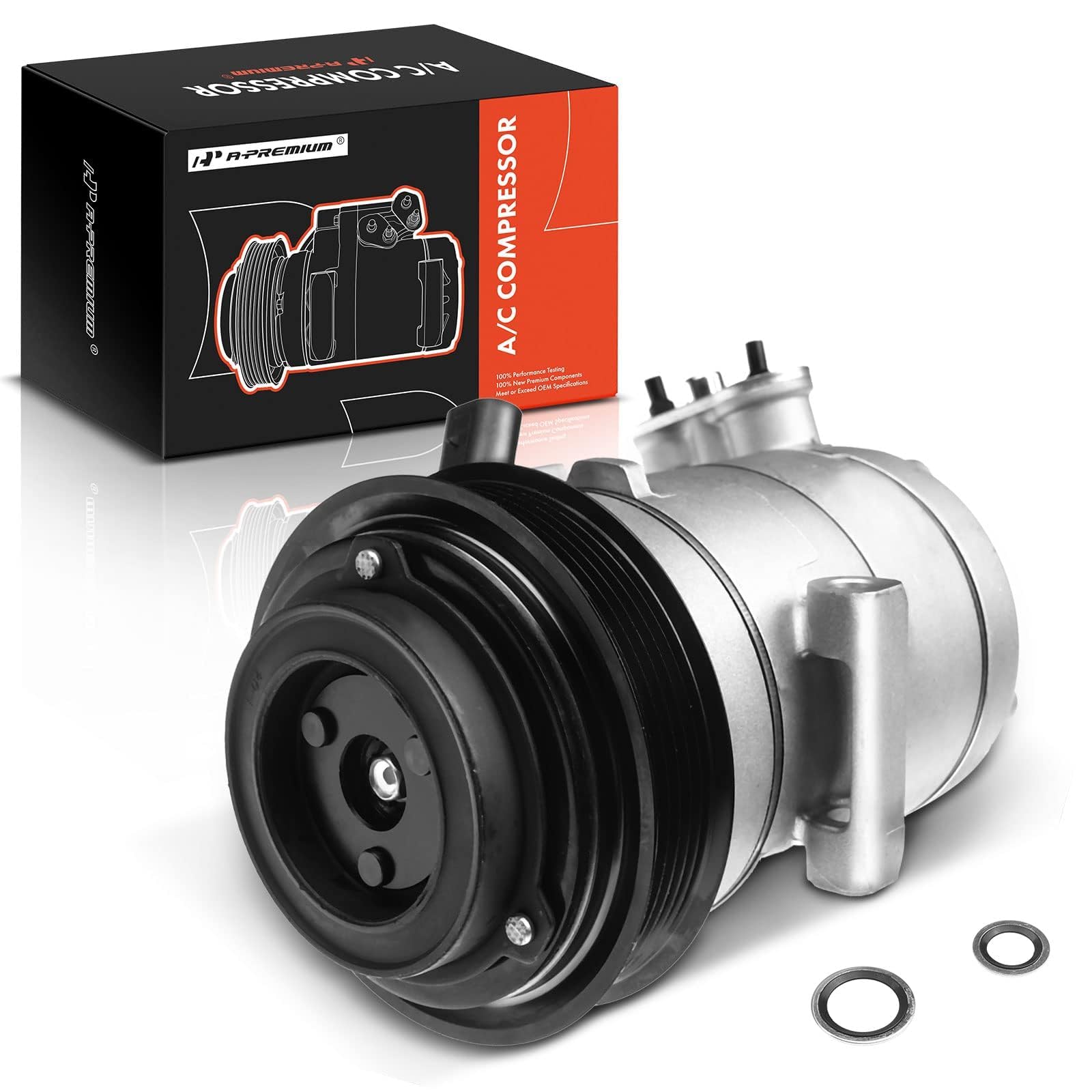 Premium AC Compressor with Clutch for 2012 Chevrolet Sonic 1.4L L4 Engine | CSP15 Replacement Part | Perfect for Summer Cooling & Auto AC System Repair