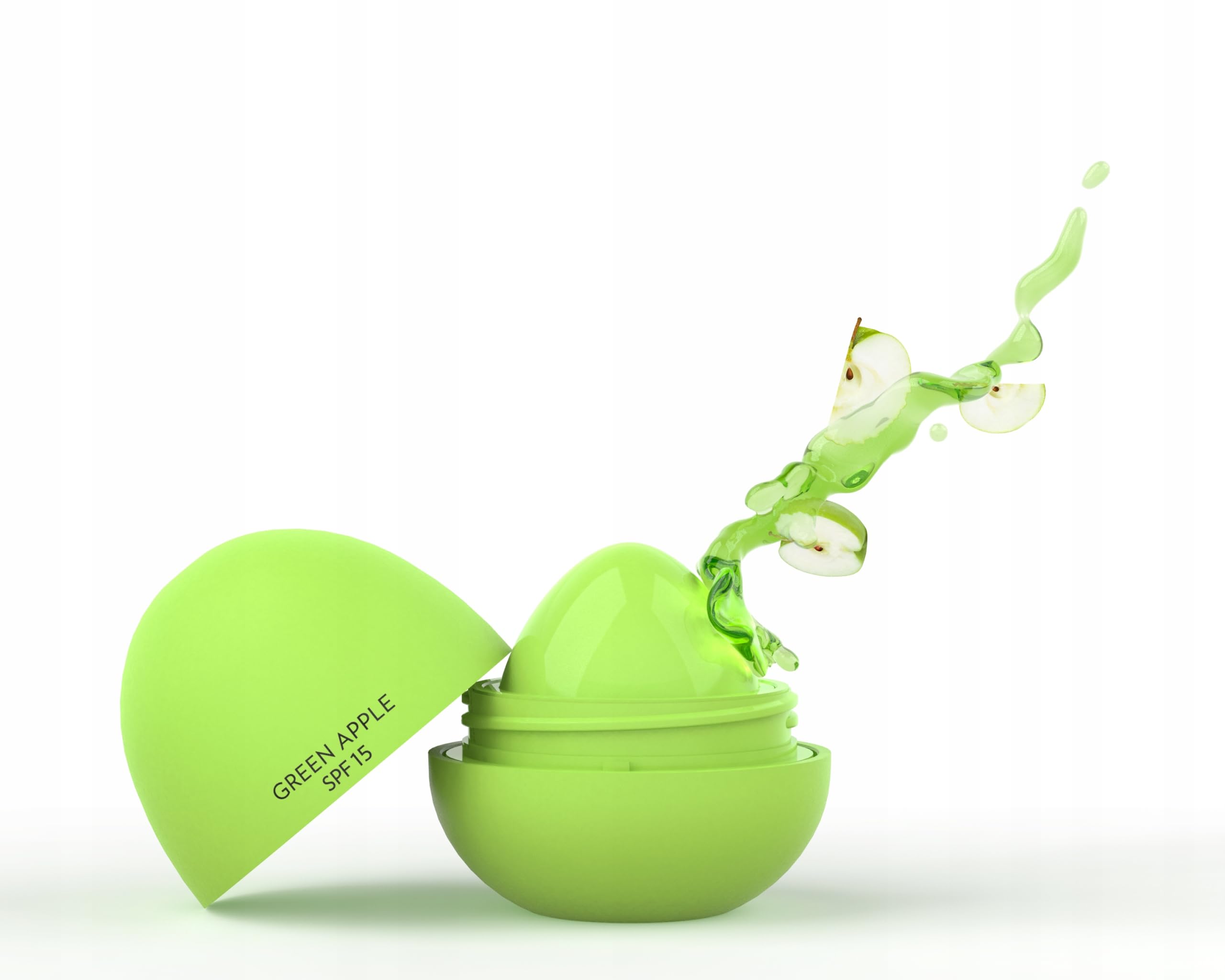 Golden Rose Fruit Lip Butter - Green Apple Flavor | Hydrating & Nourishing Lip Balm for Dry, Chapped Lips | Perfect for Daily Use, Makeup Prep & On-the-Go Moisturizing