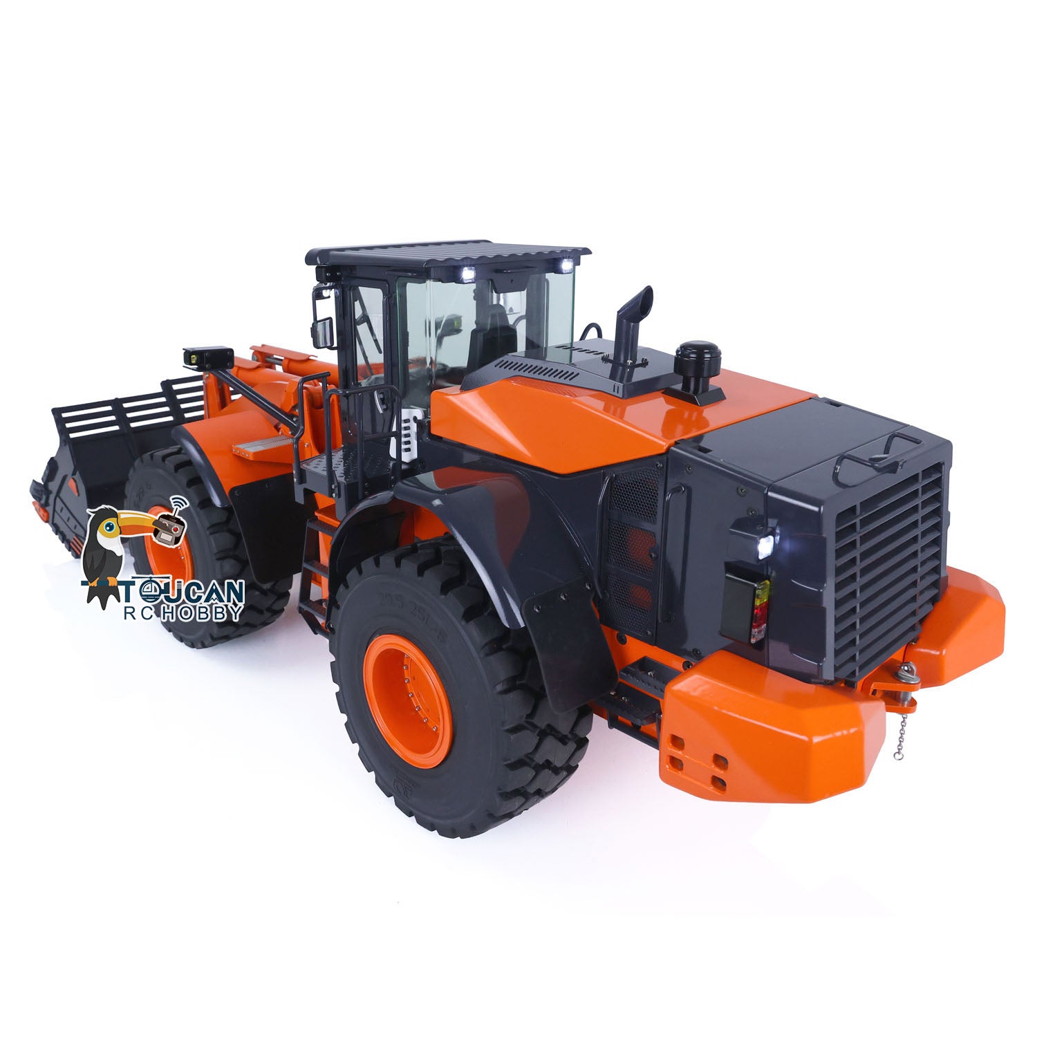 1/14 Scale Hydraulic RC Loader ZW370 JDM 198 - Remote Control Metal Construction Truck with New Sound Module - Realistic Model for Construction Site Play & Collectors