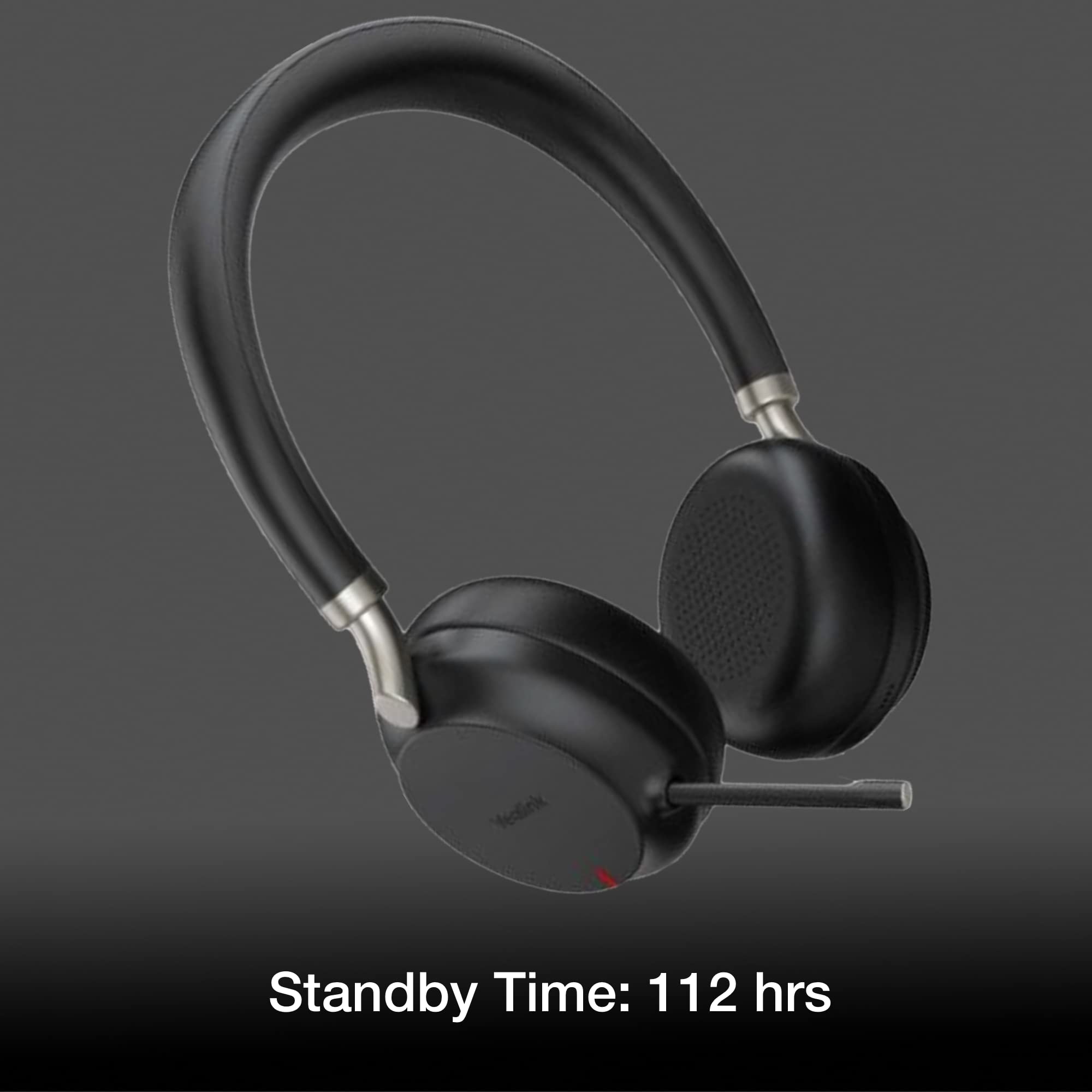 Yealink BH72 Wireless Bluetooth Headset for Microsoft Teams - USB-A Office Headset with Noise Cancellation (Black) | Includes Global Teck Microfiber Cloth | Perfect for Remote Work, Video Conferencing & Call Centers