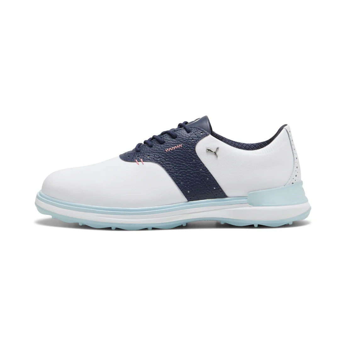 Puma Avant Running Shoes for Men - White & Navy Blue Athletic Sneakers for Jogging, Gym & Casual Wear