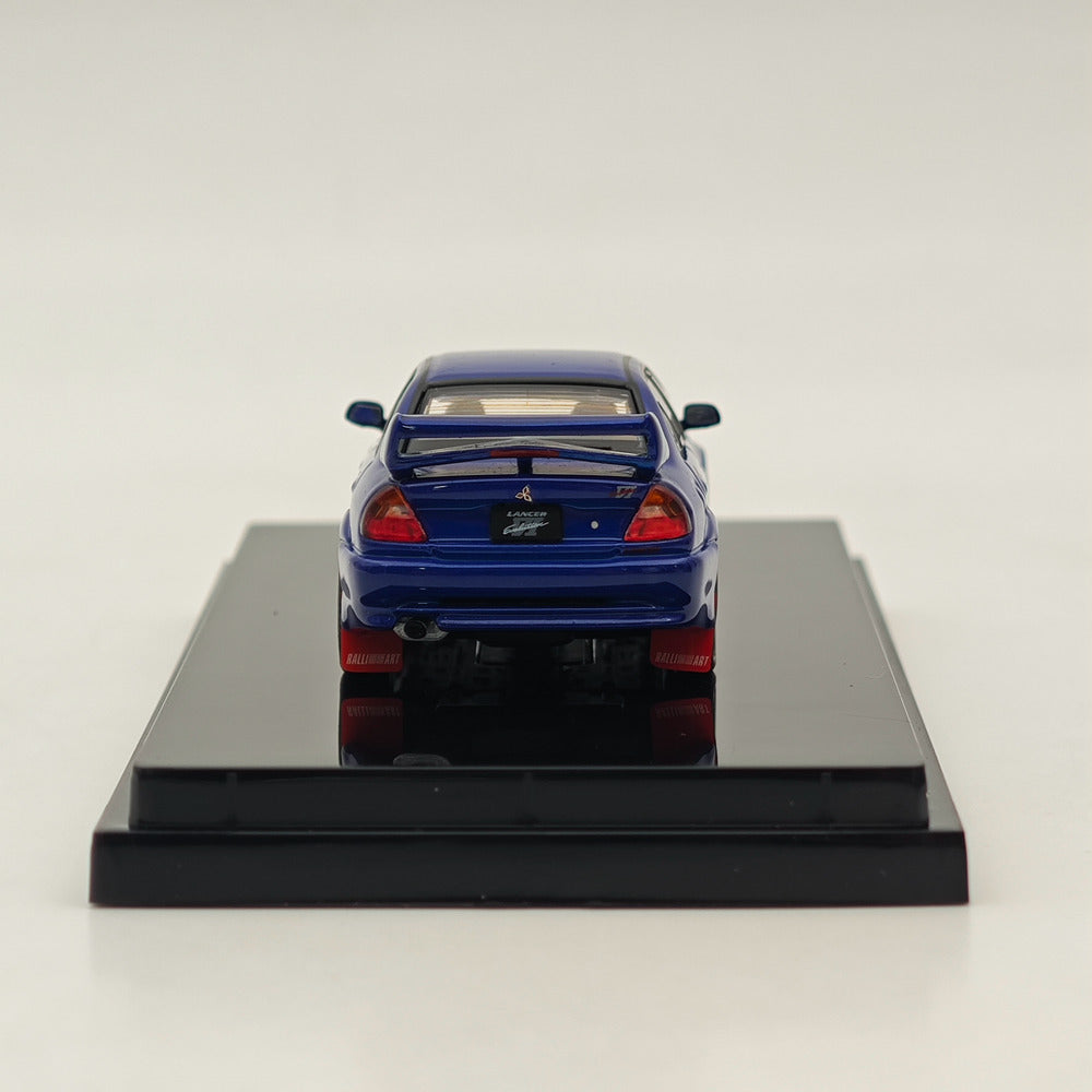 1/64 Scale Mitsubishi Lancer Evo VI GSR (CP9A) 1999 Model Diecast Car - Hobby Japan HJ642033ABLP Blue | Collectible Miniature Vehicle for Display & Racing Simulation
