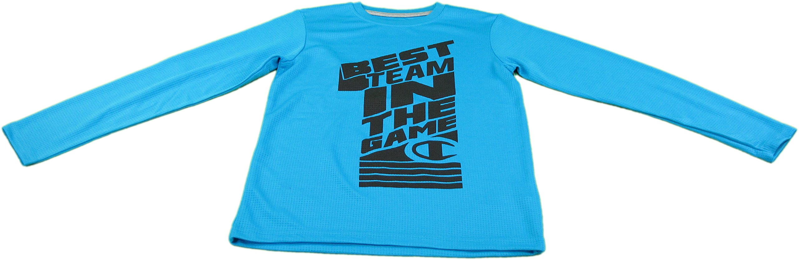 Champion Authentic Boys' Best Team Athletic T-Shirt - Atomic Blue | Comfortable Cotton Tee for Sports, School & Everyday Wear