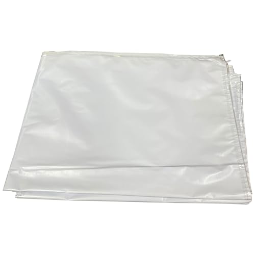 White Plastic w/ Clear Front