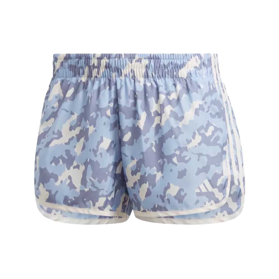 Adidas Women's Marathon 20 Camo Running 3 Inch Shorts - High Waist Workout Shorts for Women, Gym, Jogging & Training (HR9972 3IN)