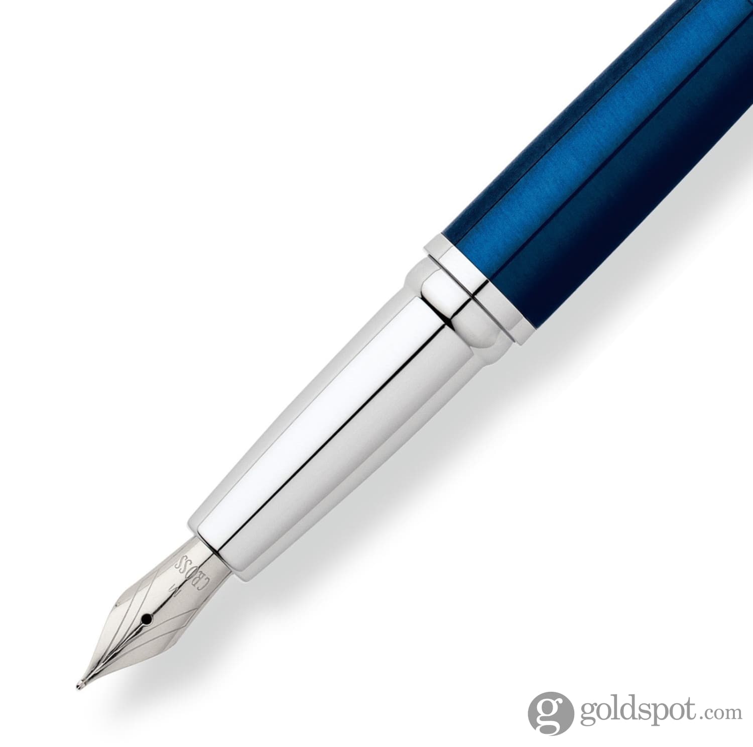 Premium Cross ATX Fountain Pen in Translucent Blue Lacquer - Smooth Writing Luxury Pen for Professionals, Gift Ideas & Calligraphy Enthusiasts - Perfect for Office, Journaling & Signature Writing