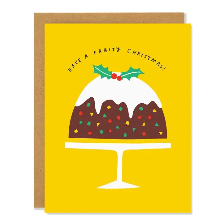 Festive Fruity Christmas Greeting Cards - Bulk Pack of 20 - Perfect for Holiday Wishes, Office Gifts & Family Celebrations