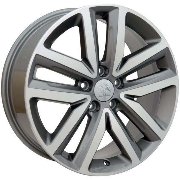 18 Inch Gunmetal Machined Alloy Wheels for Volkswagen VW GTI 2006-2017 | Replacement Rims 9490044 | Perfect for Performance Upgrades & Custom Car Styling