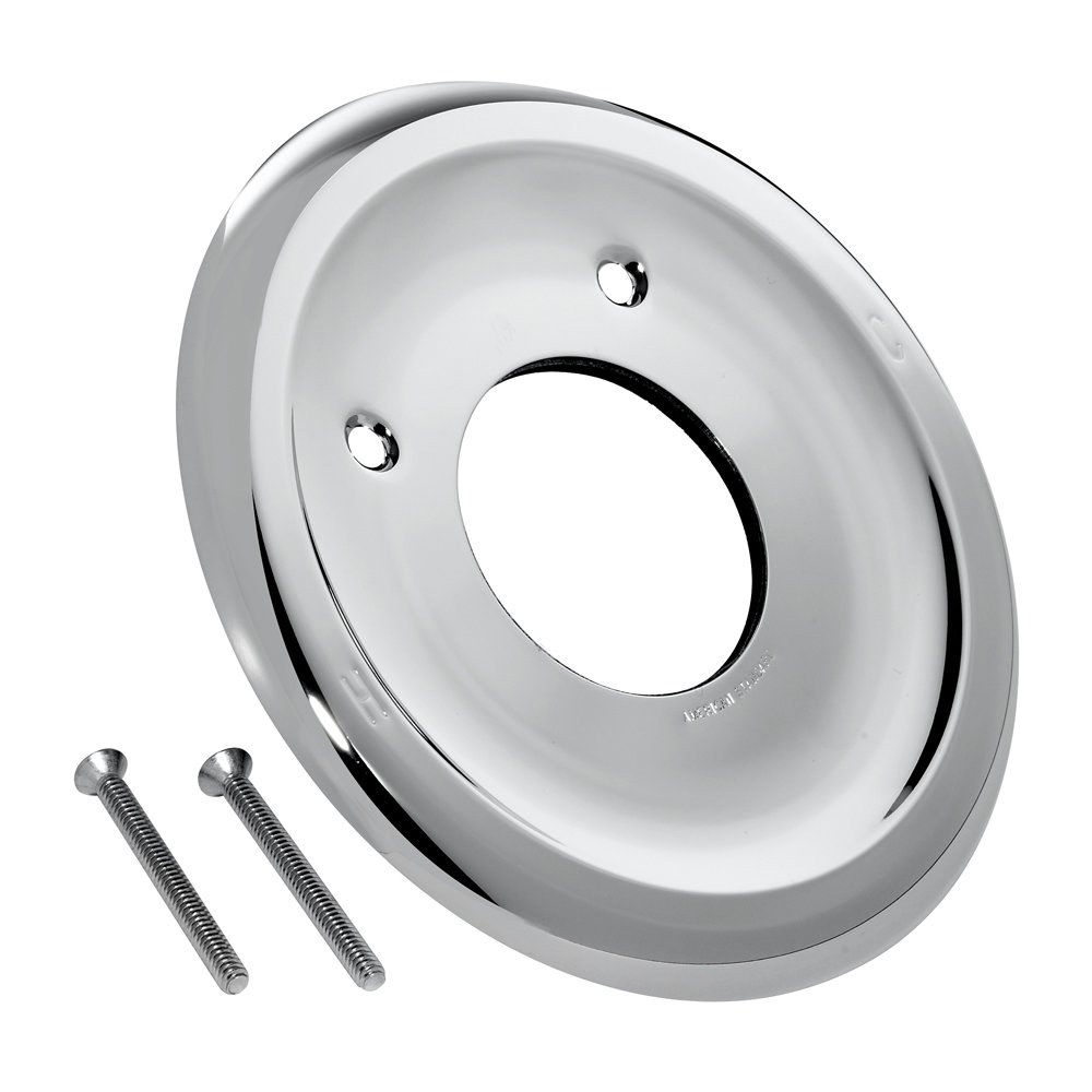 American Standard 078538-0020A Polished Chrome Escutcheon with Screws - Perfect for Bathroom Faucet Installation and Plumbing Repairs