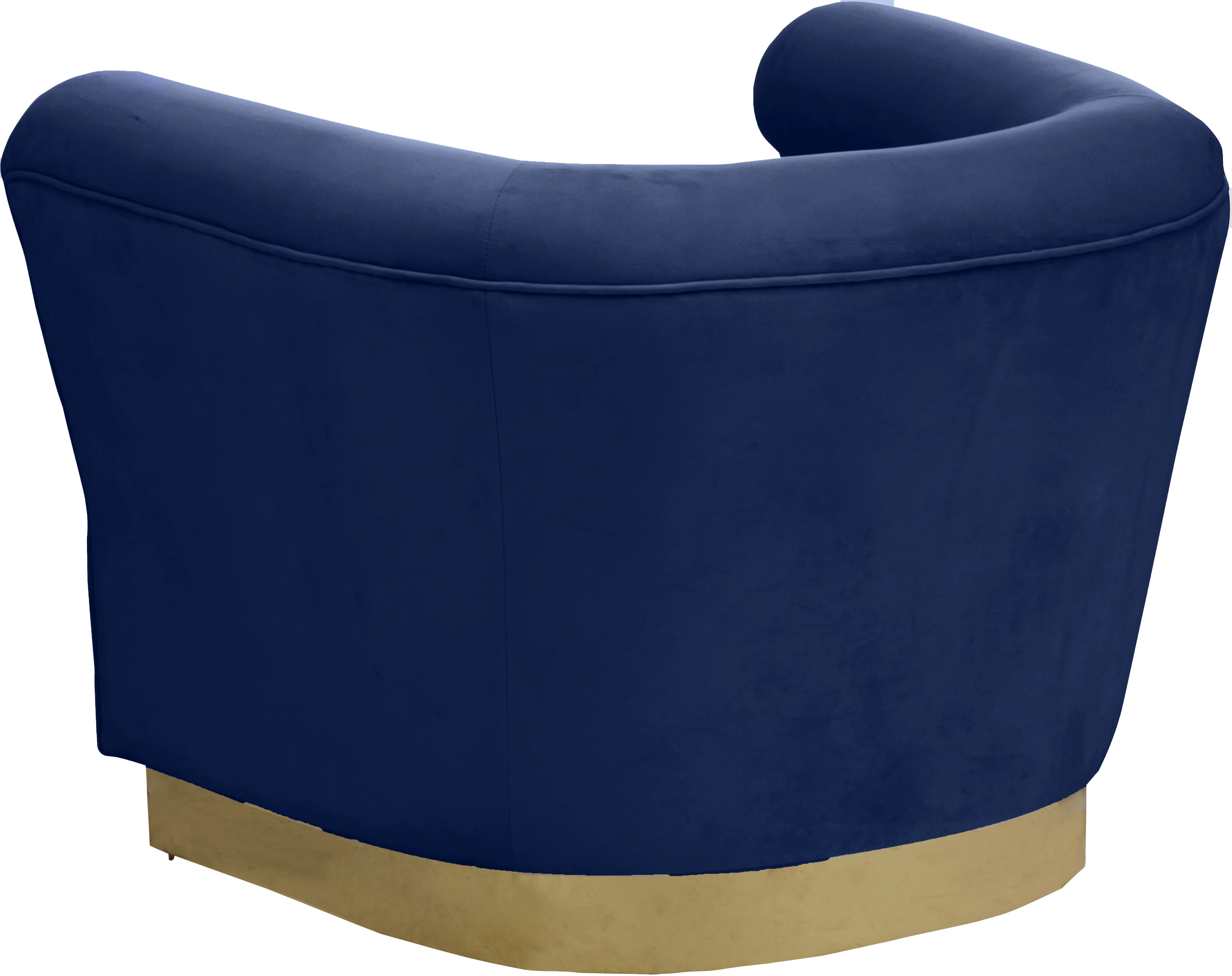 Bellini Velvet Chair - Modern Accent Armchair for Living Room, Bedroom & Office - Plush Upholstered Lounge Chair with Sturdy Metal Legs - Perfect for Home Decor, Reading Nook or Cozy Corner