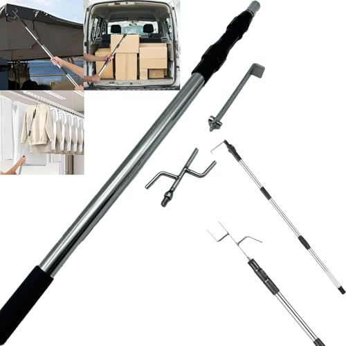 Bed Buddy Truck Tool - 6.23 ft Telescoping Pickup Truck Bed Retriever & Cargo Grabber | Heavy Duty Reach Tool for Loading/Unloading | Perfect for Trucks, SUVs & Work Vans