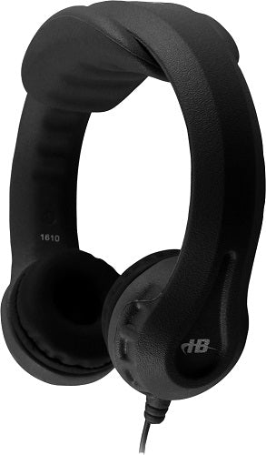 HamiltonBuhl Flex Phones Single Construction Foam Headphones for Kids - 5 Vibrant Colors, Multi-Pack Options - Perfect for School, Travel & Online Learning