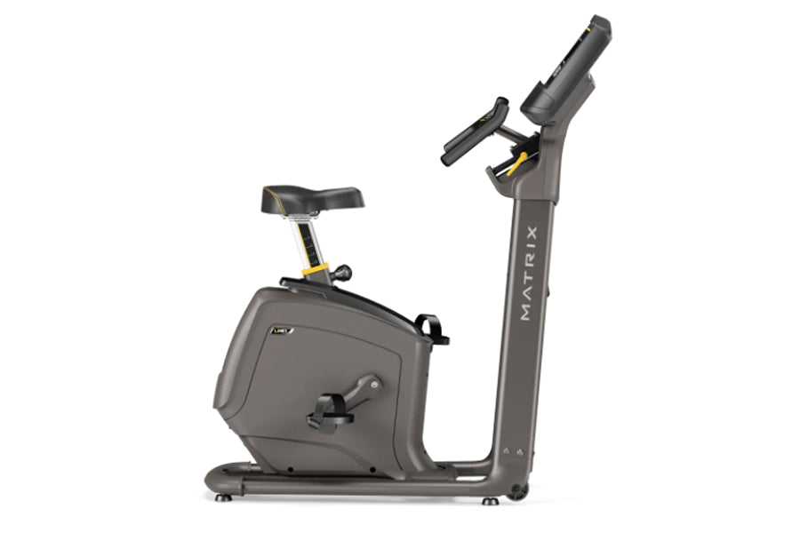 Matrix U30 Upright Exercise Bike for Home Gym - Indoor Cycling Bike with LCD Monitor & Adjustable Resistance - Perfect for Cardio Workouts & Weight Loss