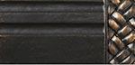 Finial Company Reeded Wood Pole in Walnut - Elegant Curtain Rod for Living Room & Bedroom Decor