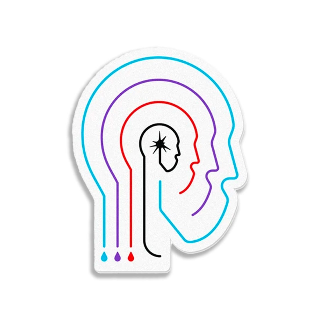 TiLT Psyche Sticker - Premium Vinyl Decal for Laptops, Cars & Water Bottles - Durable, Waterproof & UV Resistant - Perfect for Personalizing Devices & Accessories