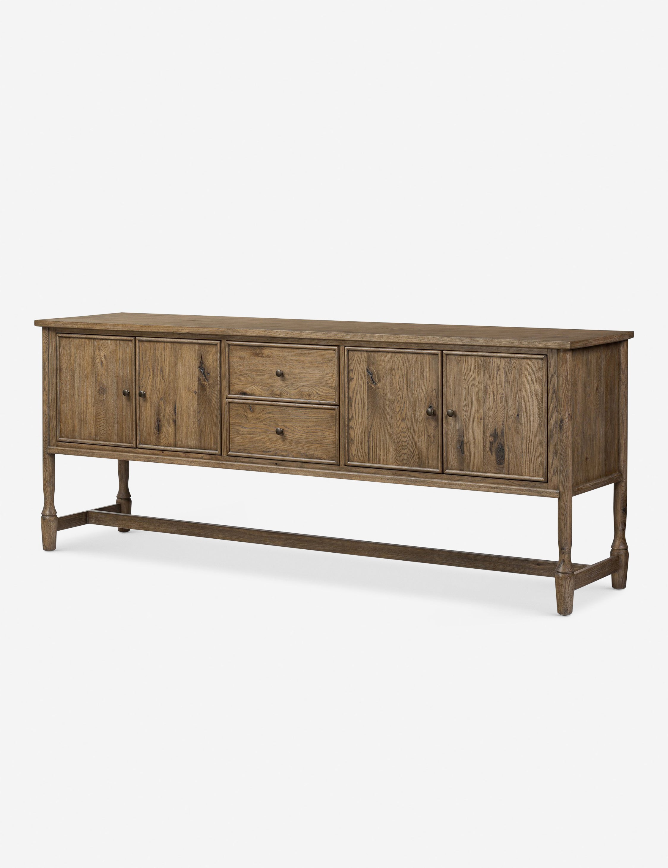 Bari Sideboard by Amber Lewis x Four Hands - Modern Wooden Buffet Cabinet for Dining Room, Living Room & Entryway Storage