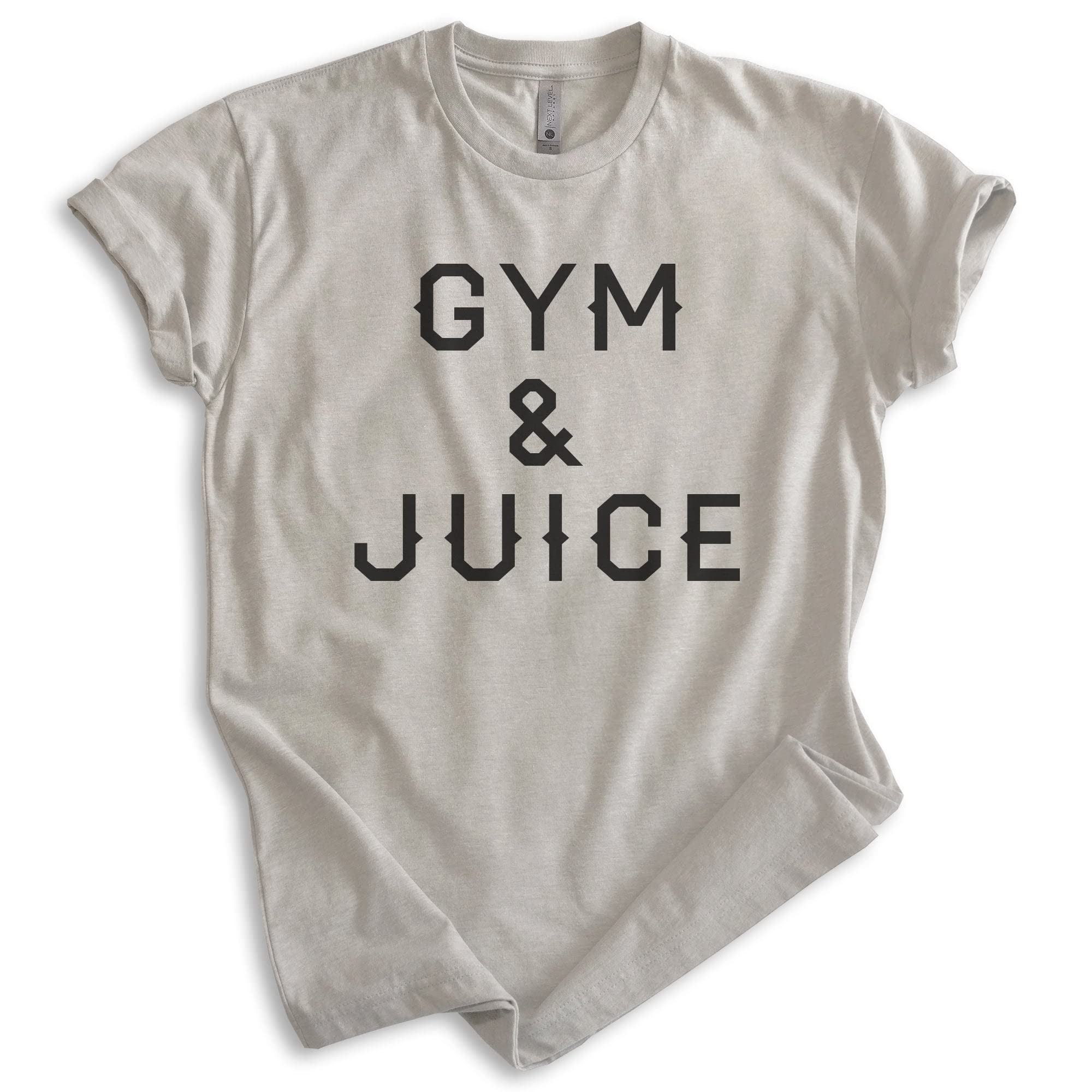 Gym & Juice Shirt - Unisex Workout T-Shirt for Men & Women - Breathable Exercise Top for Fitness, Running & Gym Training