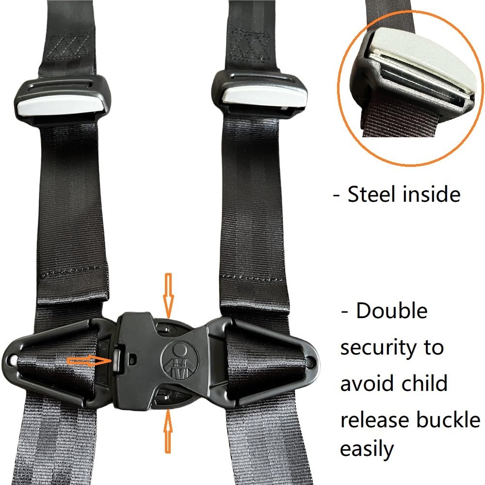 Kids Airplane Safety Harness - Adjustable Child Travel Restraint for Toddlers on Flights - Perfect for Long-Haul Travel & In-Flight Safety